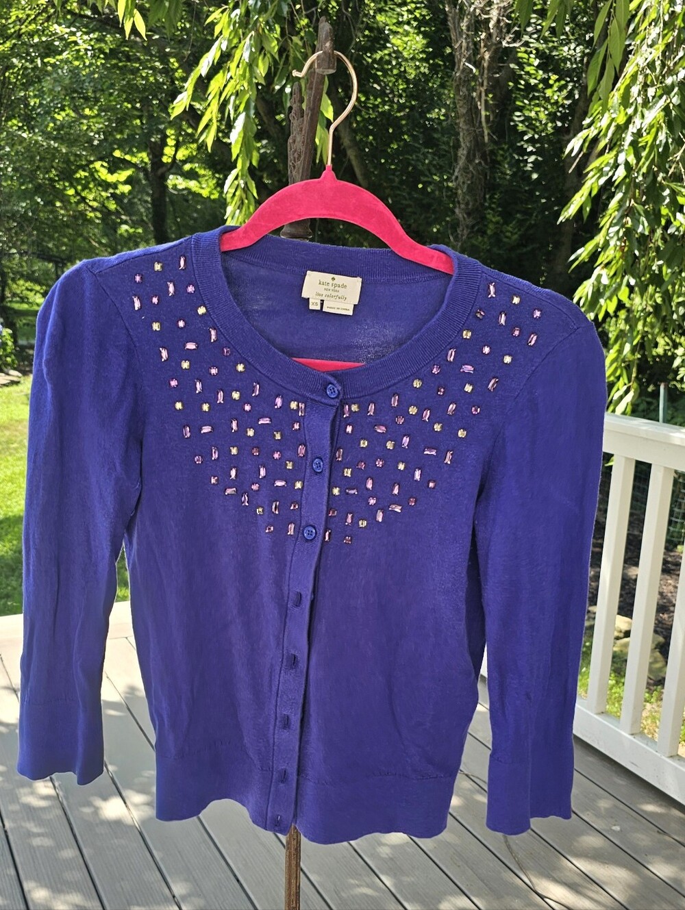 Kate Spade Tokyo Grid Cardigan